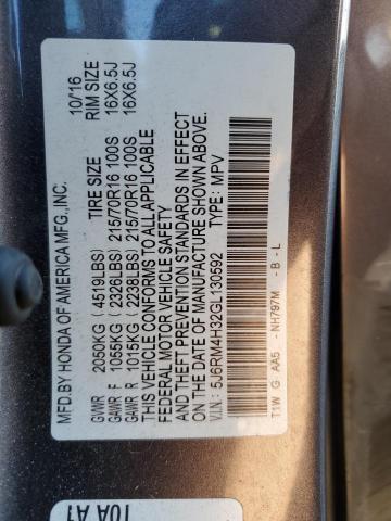 Photo 12 VIN: 5J6RM4H32GL130592 - HONDA CRV 