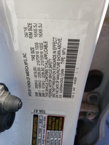 Photo 12 VIN: 5J6RM4H33GL122484 - HONDA CRV 