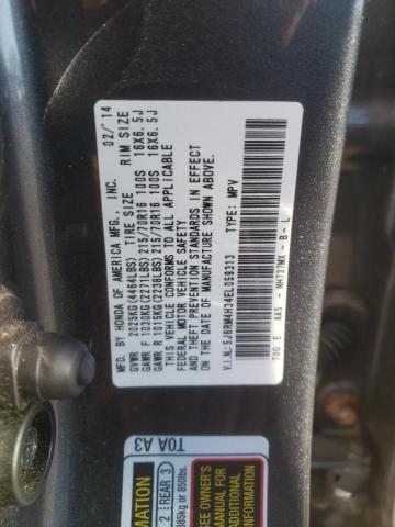 Photo 12 VIN: 5J6RM4H34EL059313 - HONDA CRV 