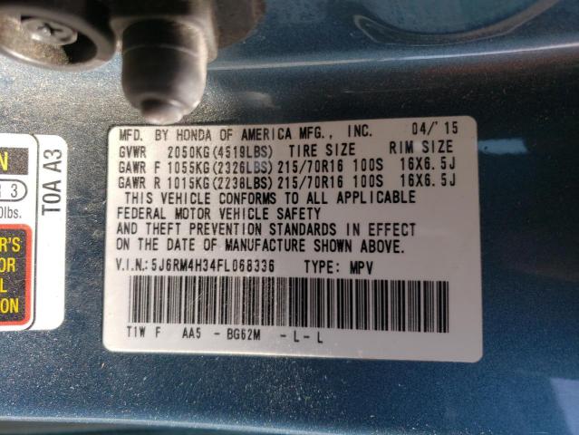 Photo 11 VIN: 5J6RM4H34FL068336 - HONDA CRV 