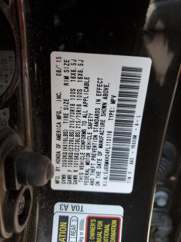 Photo 12 VIN: 5J6RM4H34FL110116 - HONDA CRV 