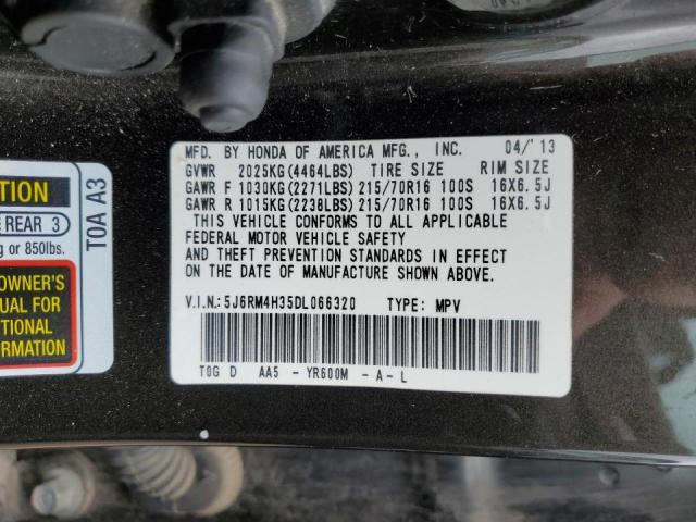 Photo 9 VIN: 5J6RM4H35DL066320 - HONDA CR-V LX 