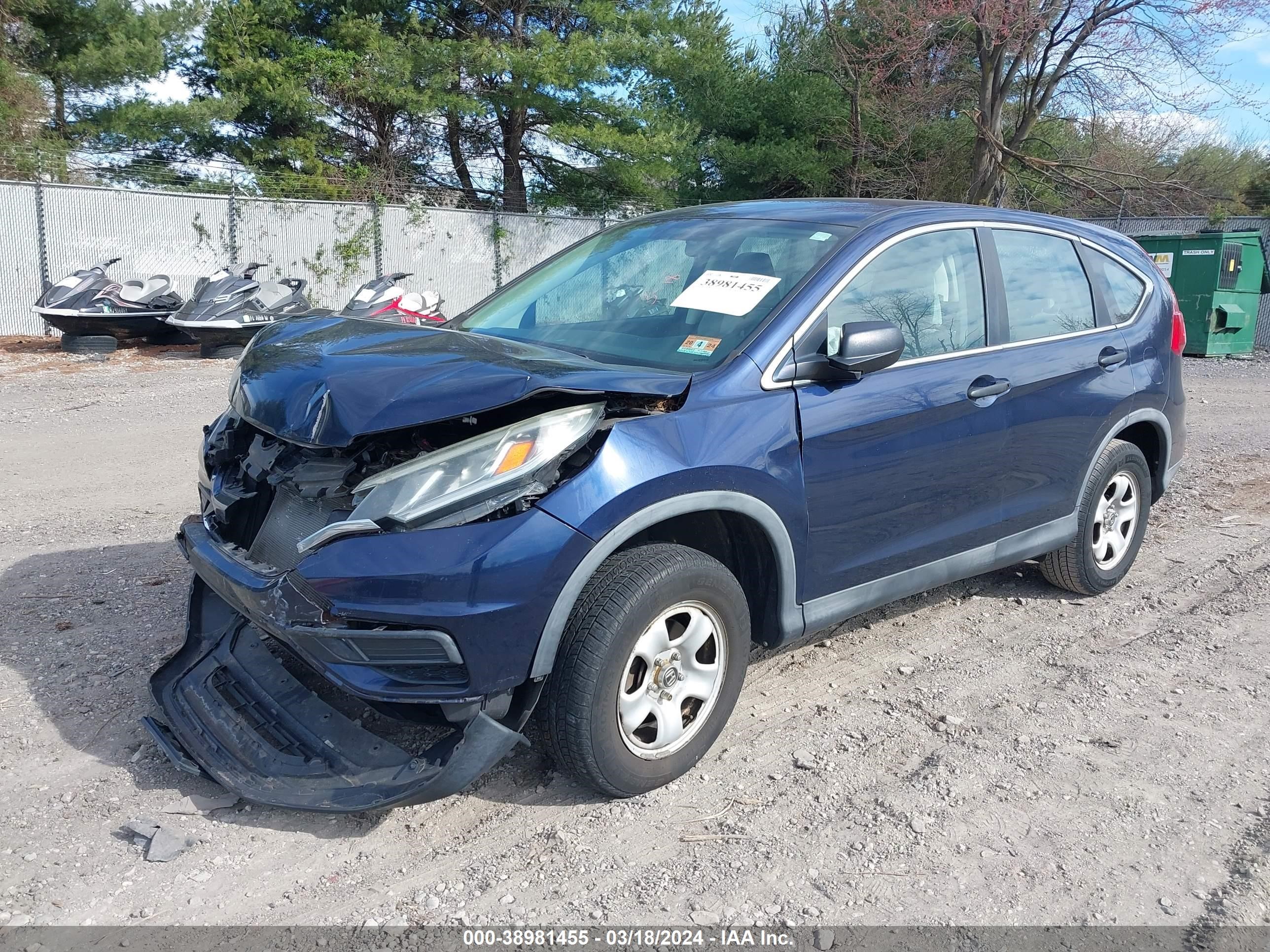 Photo 1 VIN: 5J6RM4H35FL015273 - HONDA CR-V 