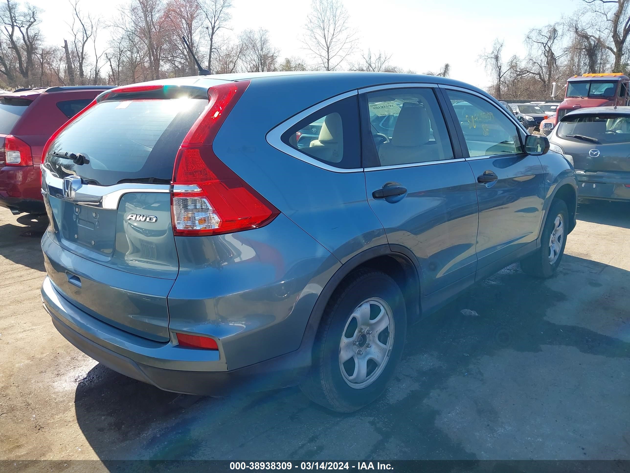 Photo 3 VIN: 5J6RM4H35FL043266 - HONDA CR-V 