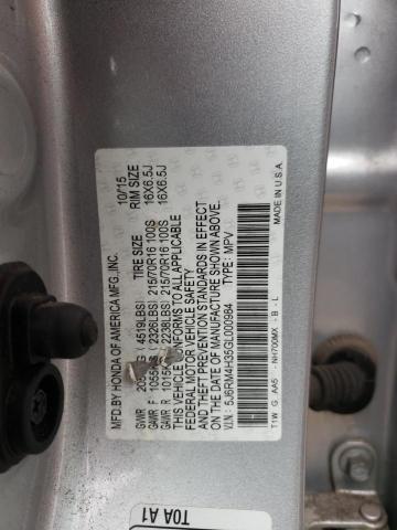 Photo 12 VIN: 5J6RM4H35GL000984 - HONDA CR-V LX 