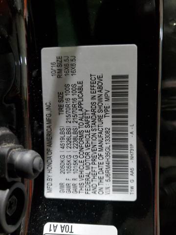 Photo 13 VIN: 5J6RM4H35GL133082 - HONDA CRV 