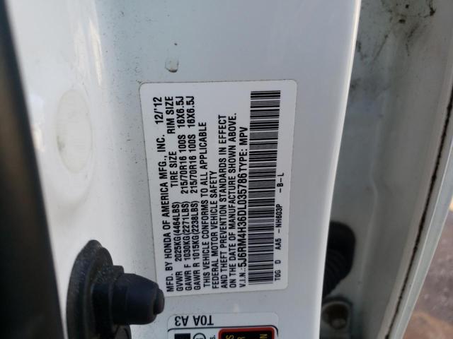 Photo 9 VIN: 5J6RM4H36DL035786 - HONDA CR-V LX 