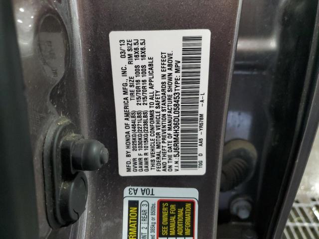 Photo 12 VIN: 5J6RM4H36DL058453 - HONDA CR-V LX 