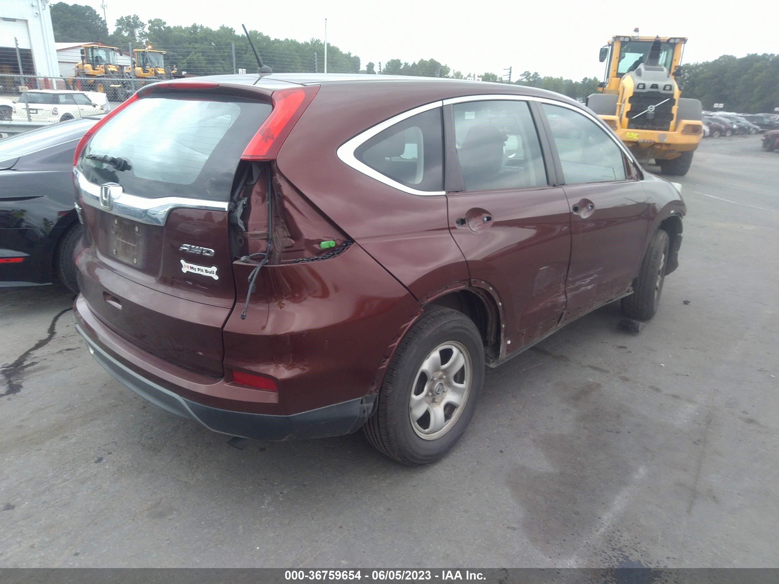 Photo 3 VIN: 5J6RM4H36FL059508 - HONDA CR-V 