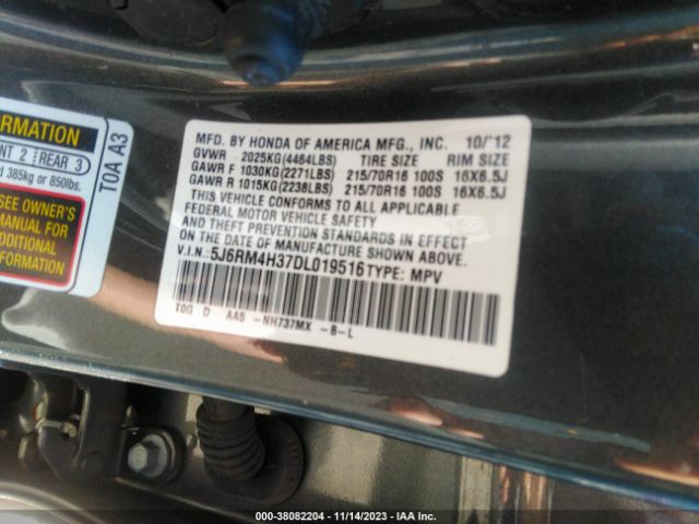 Photo 8 VIN: 5J6RM4H37DL019516 - HONDA CR-V 