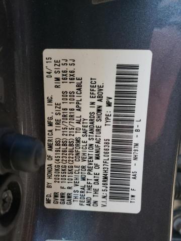 Photo 9 VIN: 5J6RM4H37FL066385 - HONDA CR-V LX 