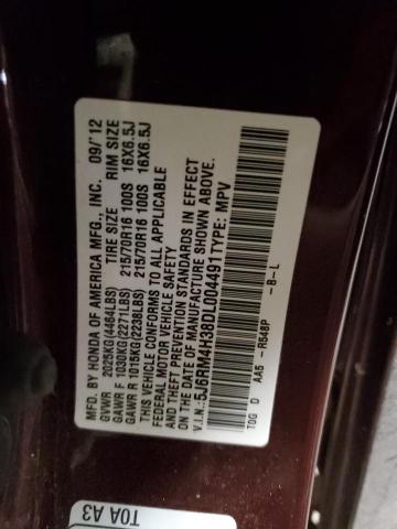 Photo 12 VIN: 5J6RM4H38DL004491 - HONDA CR-V LX 
