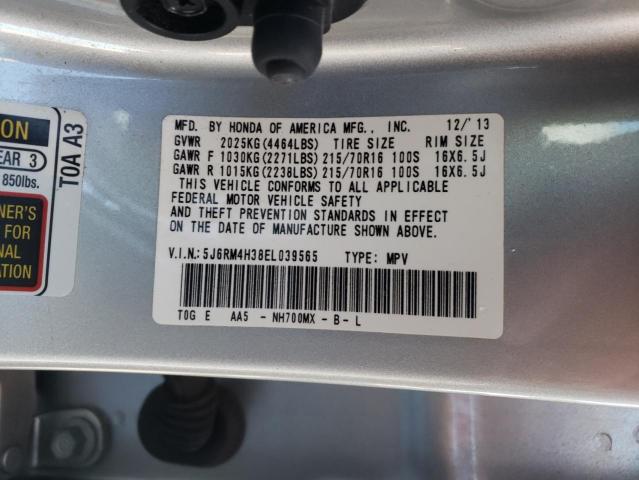 Photo 12 VIN: 5J6RM4H38EL039565 - HONDA CR-V LX 