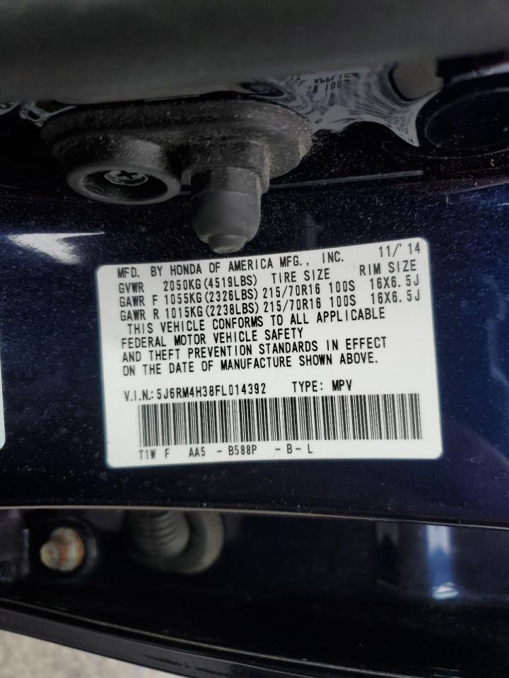 Photo 12 VIN: 5J6RM4H38FL014392 - HONDA CR-V 