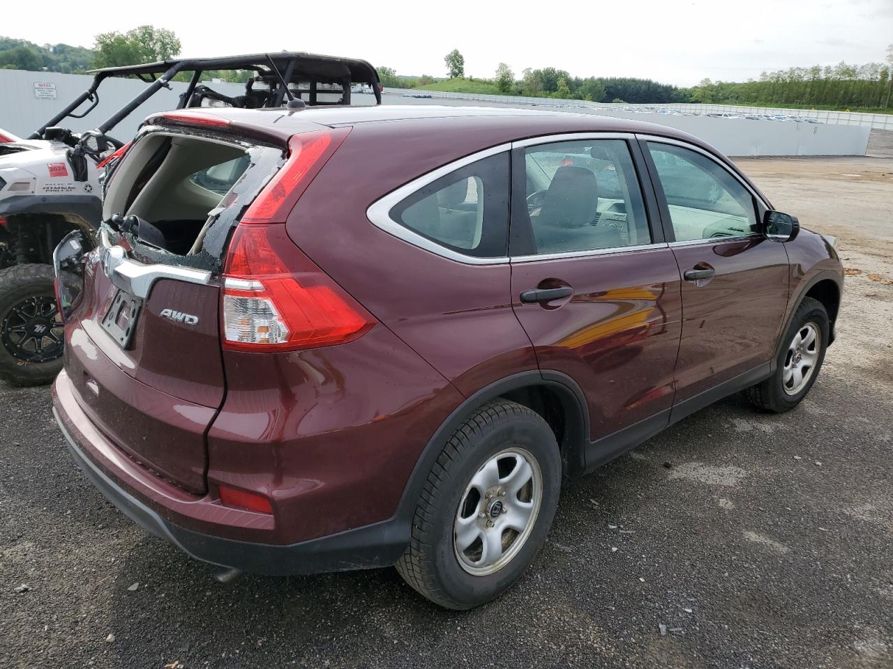 Photo 2 VIN: 5J6RM4H38FL015283 - HONDA CR-V 