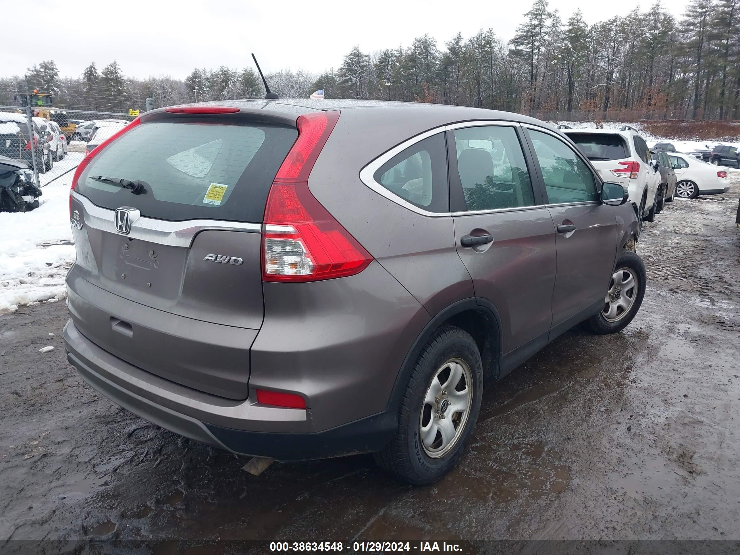 Photo 3 VIN: 5J6RM4H38FL033833 - HONDA CR-V 