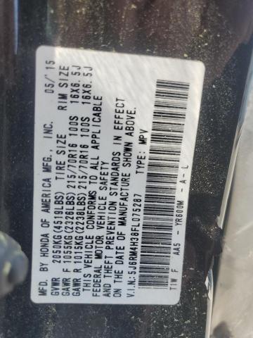 Photo 12 VIN: 5J6RM4H38FL075287 - HONDA CRV 