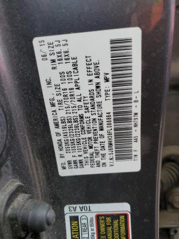 Photo 12 VIN: 5J6RM4H38FL088864 - HONDA CR-V LX 