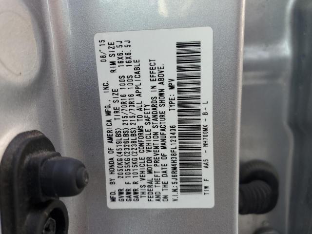 Photo 12 VIN: 5J6RM4H38FL120406 - HONDA CR-V LX 