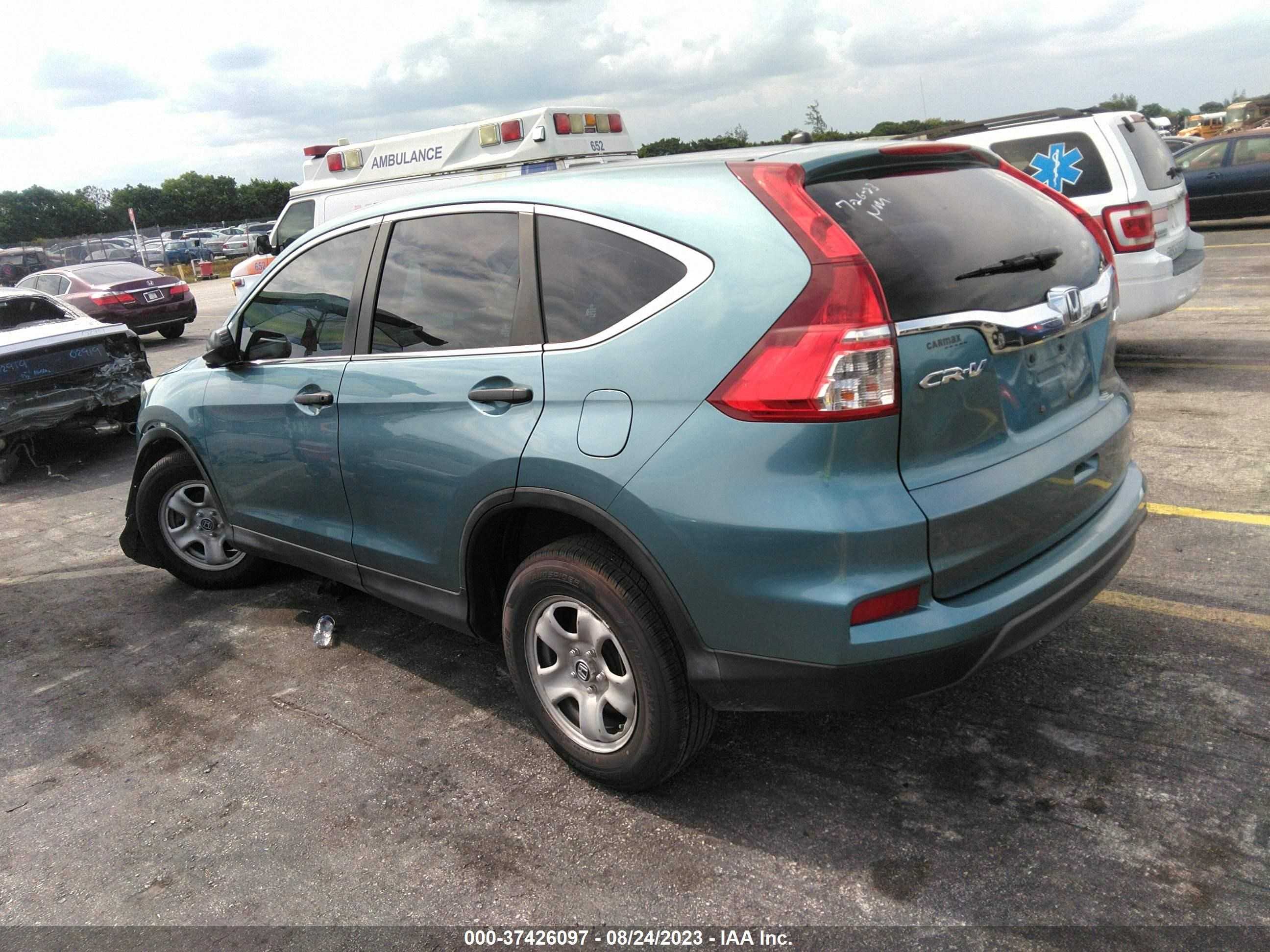 Photo 2 VIN: 5J6RM4H38FL127856 - HONDA CR-V 