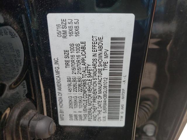 Photo 12 VIN: 5J6RM4H38GL081012 - HONDA CR-V LX 