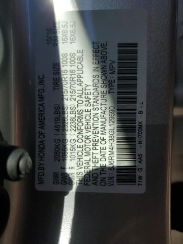 Photo 11 VIN: 5J6RM4H38GL129690 - HONDA CRV 