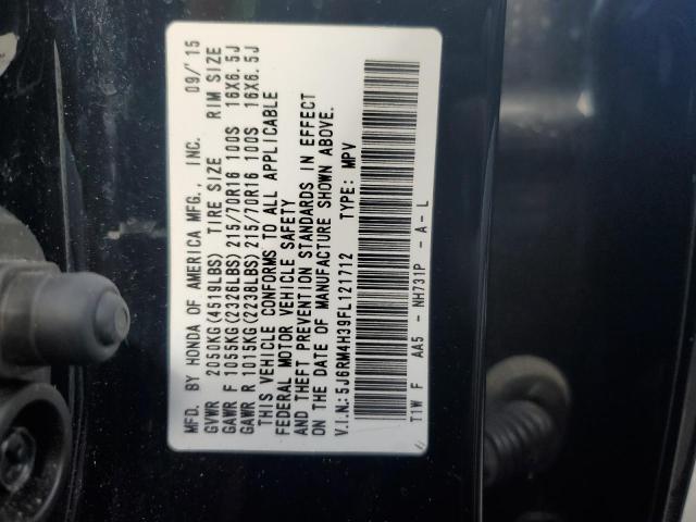 Photo 12 VIN: 5J6RM4H39FL121712 - HONDA CR-V LX 