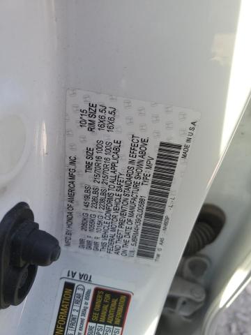 Photo 11 VIN: 5J6RM4H39GL005881 - HONDA CR-V LX 