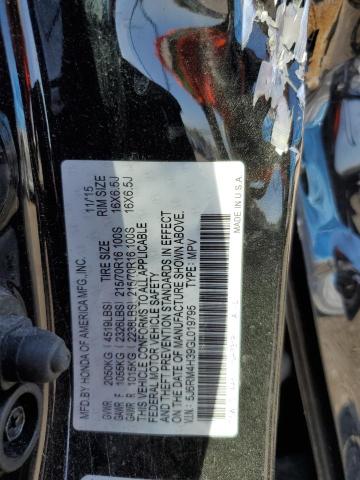 Photo 11 VIN: 5J6RM4H39GL019795 - HONDA CRV 