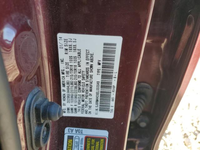 Photo 12 VIN: 5J6RM4H3XEL050549 - HONDA CR-V LX 