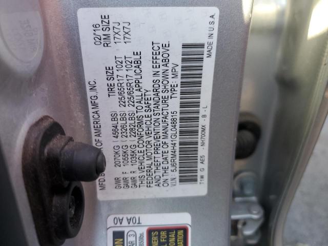 Photo 12 VIN: 5J6RM4H41GL048815 - HONDA CRV 