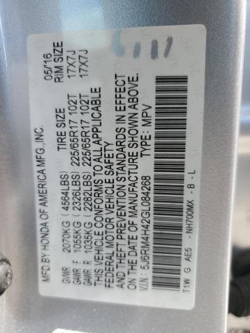 Photo 13 VIN: 5J6RM4H42GL084268 - HONDA CR-V SE 