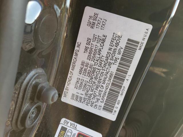 Photo 12 VIN: 5J6RM4H45GL049661 - HONDA CR-V SE 