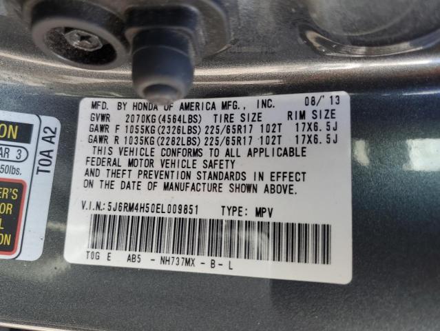 Photo 9 VIN: 5J6RM4H50EL009851 - HONDA CR-V EX 