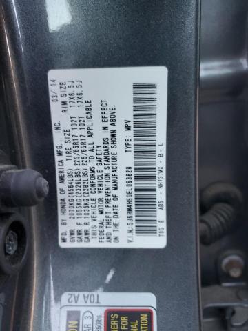 Photo 12 VIN: 5J6RM4H50EL063828 - HONDA CR-V EX 