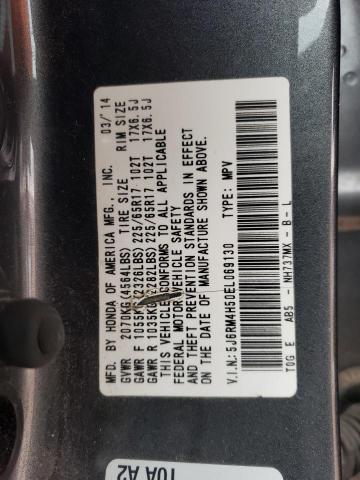 Photo 11 VIN: 5J6RM4H50EL069130 - HONDA CRV 