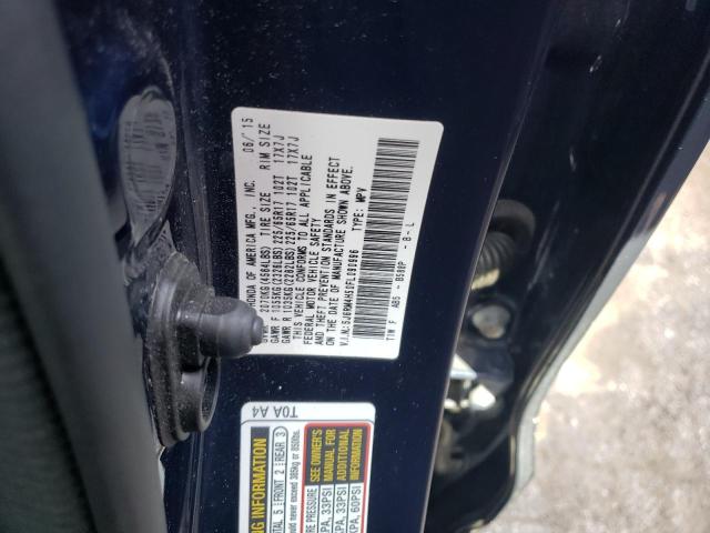 Photo 12 VIN: 5J6RM4H50FL090996 - HONDA CR-V EX 