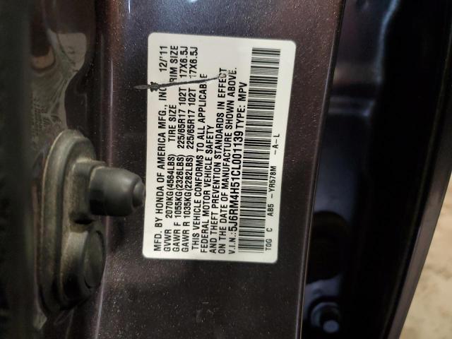 Photo 11 VIN: 5J6RM4H51CL001139 - HONDA CRV 