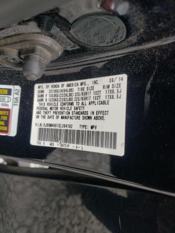 Photo 9 VIN: 5J6RM4H51EL094182 - HONDA CR-V EX 