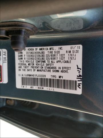 Photo 9 VIN: 5J6RM4H51FL032329 - HONDA CR-V EX 