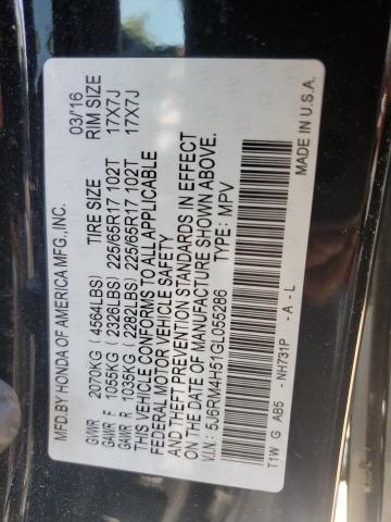 Photo 12 VIN: 5J6RM4H51GL055286 - HONDA CRV 