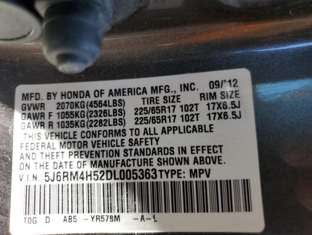 Photo 12 VIN: 5J6RM4H52DL005363 - HONDA CRV 