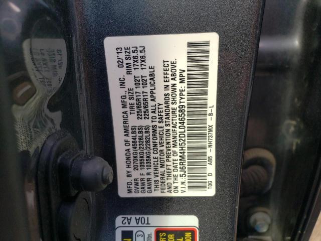 Photo 11 VIN: 5J6RM4H52DL046589 - HONDA CR-V EXL 