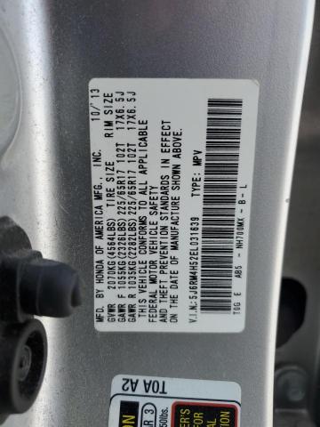 Photo 12 VIN: 5J6RM4H52EL031639 - HONDA CRV 