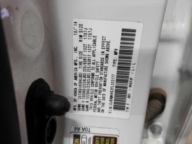 Photo 12 VIN: 5J6RM4H52FL003177 - HONDA CR-V EX 