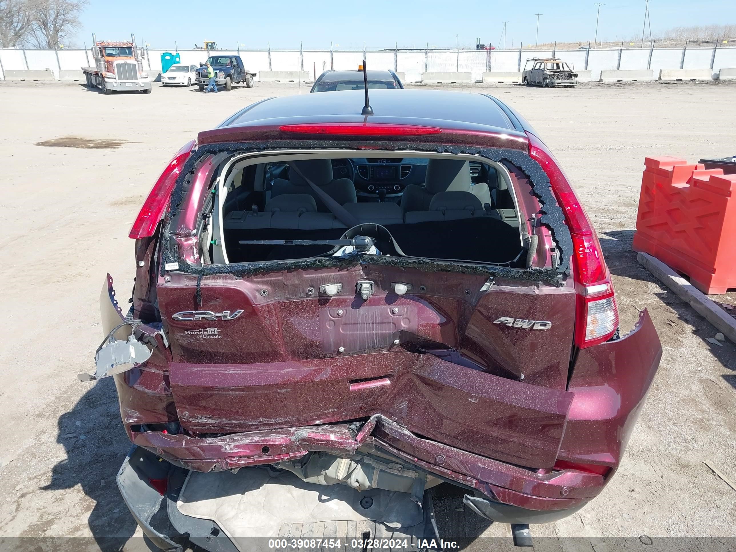 Photo 15 VIN: 5J6RM4H52FL003258 - HONDA CR-V 