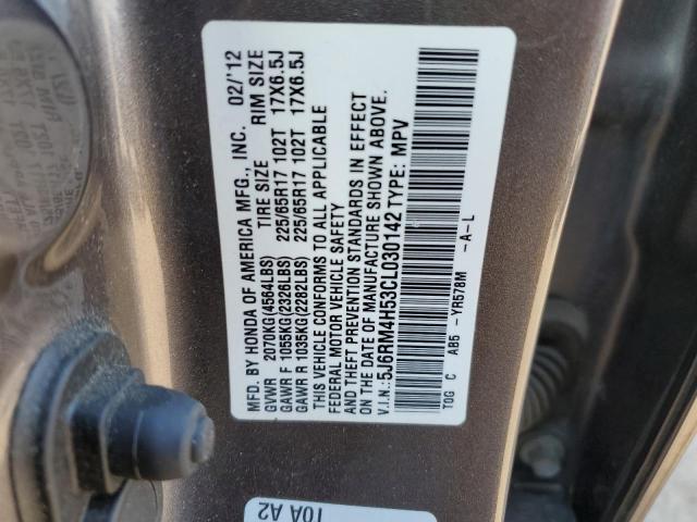 Photo 12 VIN: 5J6RM4H53CL030142 - HONDA CRV 