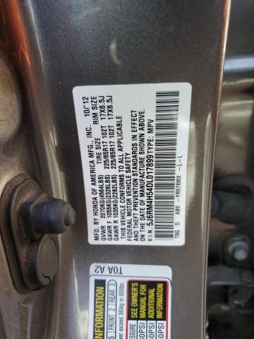 Photo 11 VIN: 5J6RM4H54DL017899 - HONDA CR-V EX 