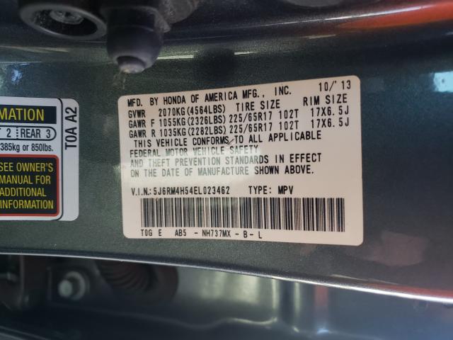 Photo 9 VIN: 5J6RM4H54EL023462 - HONDA CRV 