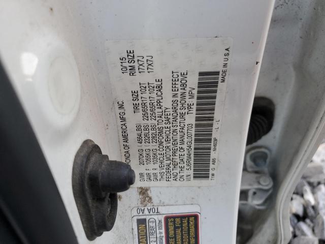 Photo 13 VIN: 5J6RM4H54GL007703 - HONDA CR-V EX 